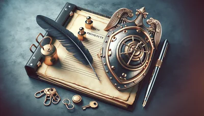 Comment protéger efficacement sa propriété intellectuelle ? - AI generated illustration