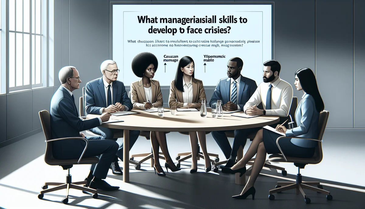 Quelles compétences managériales développer pour affronter les crises ?