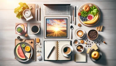 Comment instaurer une routine matinale pour une journée productive - AI generated illustration