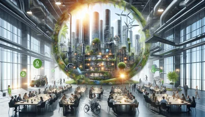 Pourquoi la durabilité est-elle devenue un avantage concurrentiel majeur ? - AI generated illustration