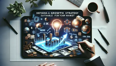 Comment définir une stratégie de croissance adaptée à son marché ? - AI generated illustration