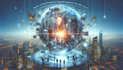 Pourquoi la transformation digitale est-elle une question de survie pour les entreprises ? - AI generated illustration