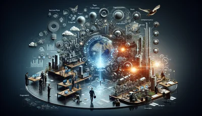 Comment structurer son entreprise pour faciliter la scalabilité ? - AI generated illustration